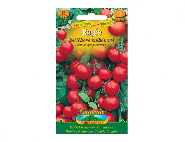 Semínka rajče keříčkové balkónové červené - Zahrada Semínka, klíčky Semínka