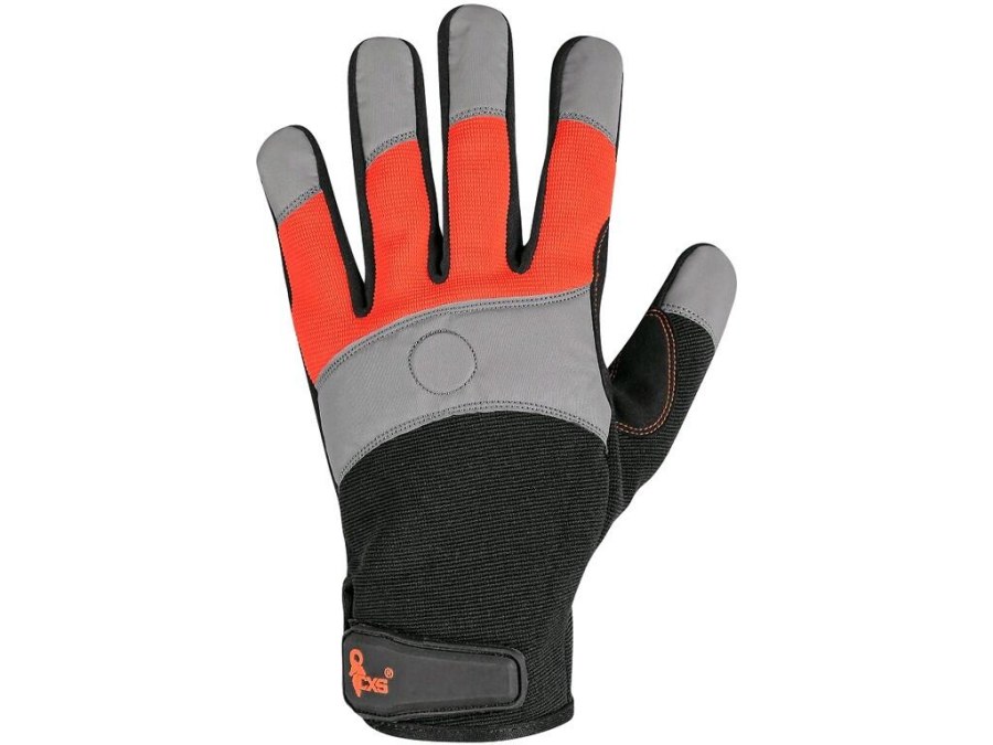 Rukavice MAGNES vel. 10, černo-oranžová - Ochranné pomůcky, rukavice, oděvy Rukavice Pracovní
