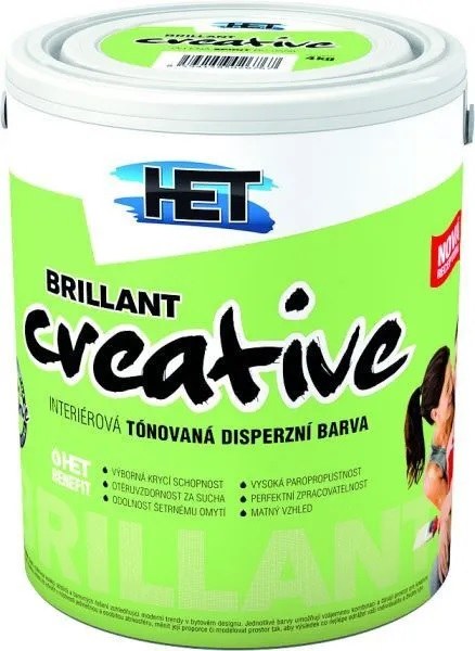 Brillant Creative 4kg 0519 zelená funny HET - Výprodejové zboží Barvy