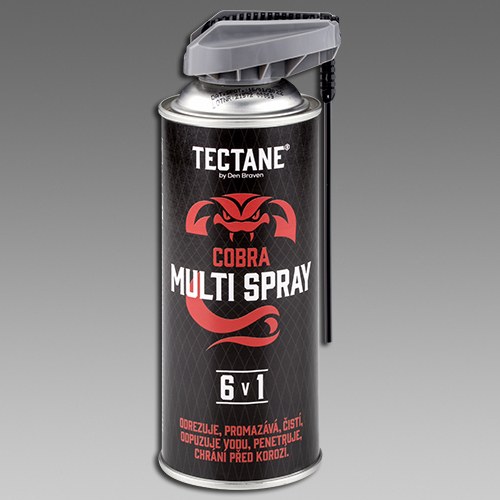 Sprej COBRA Multi spray univerzální mazivo 400ml TECTANE 6v1 DEN BRAVEN - Barvy, laky a chemie Barvy, laky, spreje Spreje Maziva, oleje