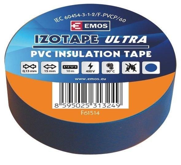 Páska izolační 15x10 modrá ISOLSINT - Elektroinstalace Izolační pásky
