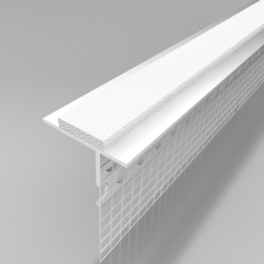Lišta parapetní LPE 100mmx2m PVC DEN BRAVEN - Zateplení, izolace Stavební profily Ostatní