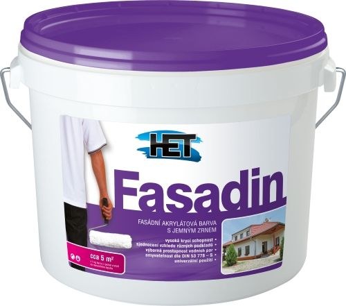 Fasadin 3kg HET - Barvy, laky a chemie Barvy, laky, spreje Malířské barvy Fasádní