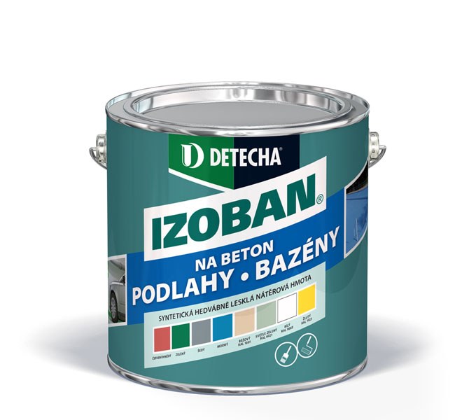 Barva na beton IZOBAN 2kg šedý - Barvy, laky a chemie Stavební chemie Ostatní chemie