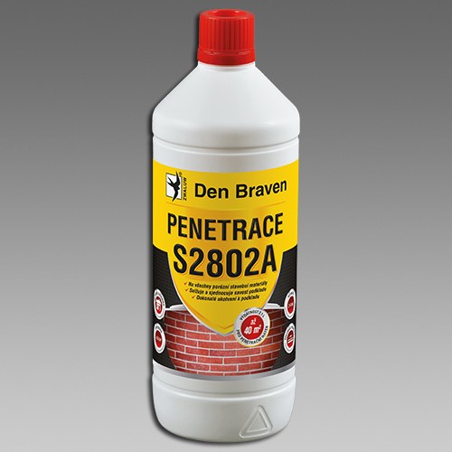 Penetrace stavebních podkladů S 2802 A 1kg DEN BRAVEN - Barvy, laky a chemie Penetrace, adhézní můstky Penetrace
