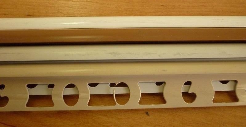 Lišta obkladová zakončovací 7mm bílá (2,5m) - Obklady a dlažby Obkladové lišty