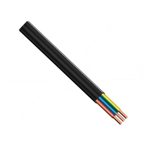 Kabel CYKYLO 3Cx2,5 plochý - Elektroinstalace Kabely, prodlužováky Kabely
