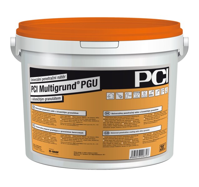 Nátěr penetrační Multigrund PGU 20kg PCI - Barvy, laky a chemie Penetrace, adhézní můstky Penetrace