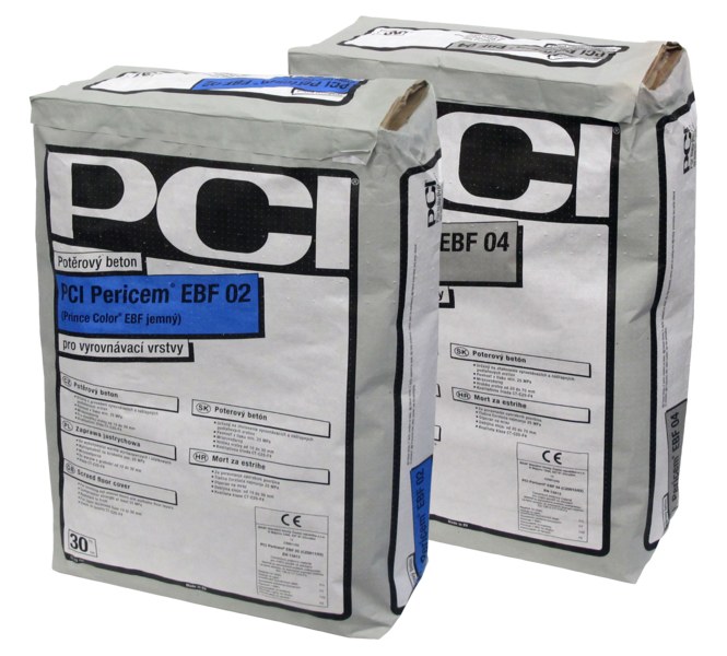 Potěr betonový PERICEM EBF 02 (EBF jemný) 30kg PCI - Suché směsi Betony