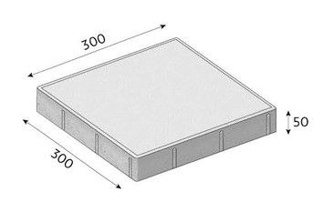Dlažba FORMELA I povrch Standard 30x30x5cm přírodní CS - BETON - Betonové výrobky Velkoformátové dlažby