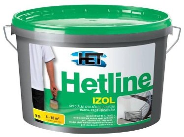Hetline IZOL 1kg HET - Barvy, laky a chemie Barvy, laky, spreje Malířské barvy Interiérové Bílé
