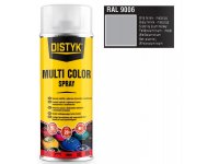 Barva multi color spray DISTYK 400ml RAL9006 bílý hliník DEN BRAVEN