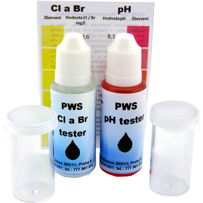 Tester pH a Cl - Zahrada Bazénová chemie, příslušenství Chemie