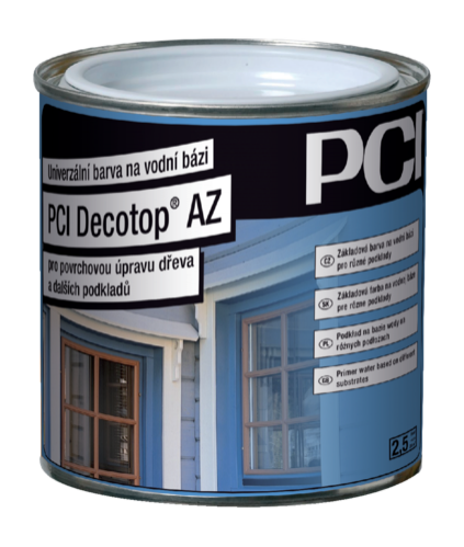 PCI- nátěr na dřevo Decotop AZ 0,75l B1 (vodouředitelný email) - Barvy, laky a chemie Na dřevo a kov