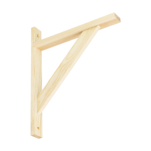 Konzole dřevěná s výstuhou 280x230 5223 - Spojovací materiály Konzole