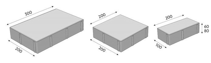 Dlažba betonová VIA TECH NOARBLANC 6cm skladba (10,80m2) - Betonové výrobky