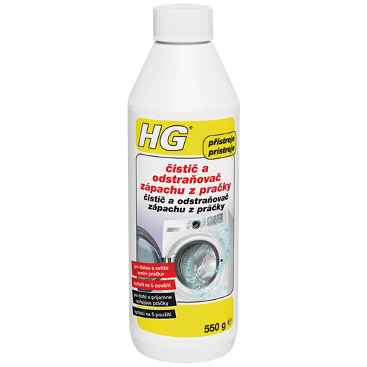 HG- prostředek na odstranění zápachu z pračky - Barvy, laky a chemie