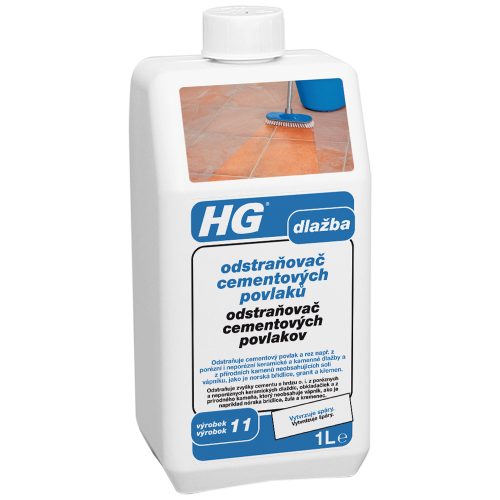 HG- odstraňovač cementových povlaků 1l - Barvy, laky a chemie