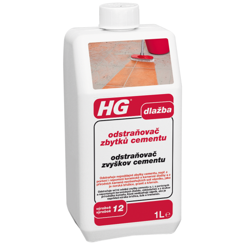 HG- odstraňovač zbytků cementu 1l - Barvy, laky a chemie