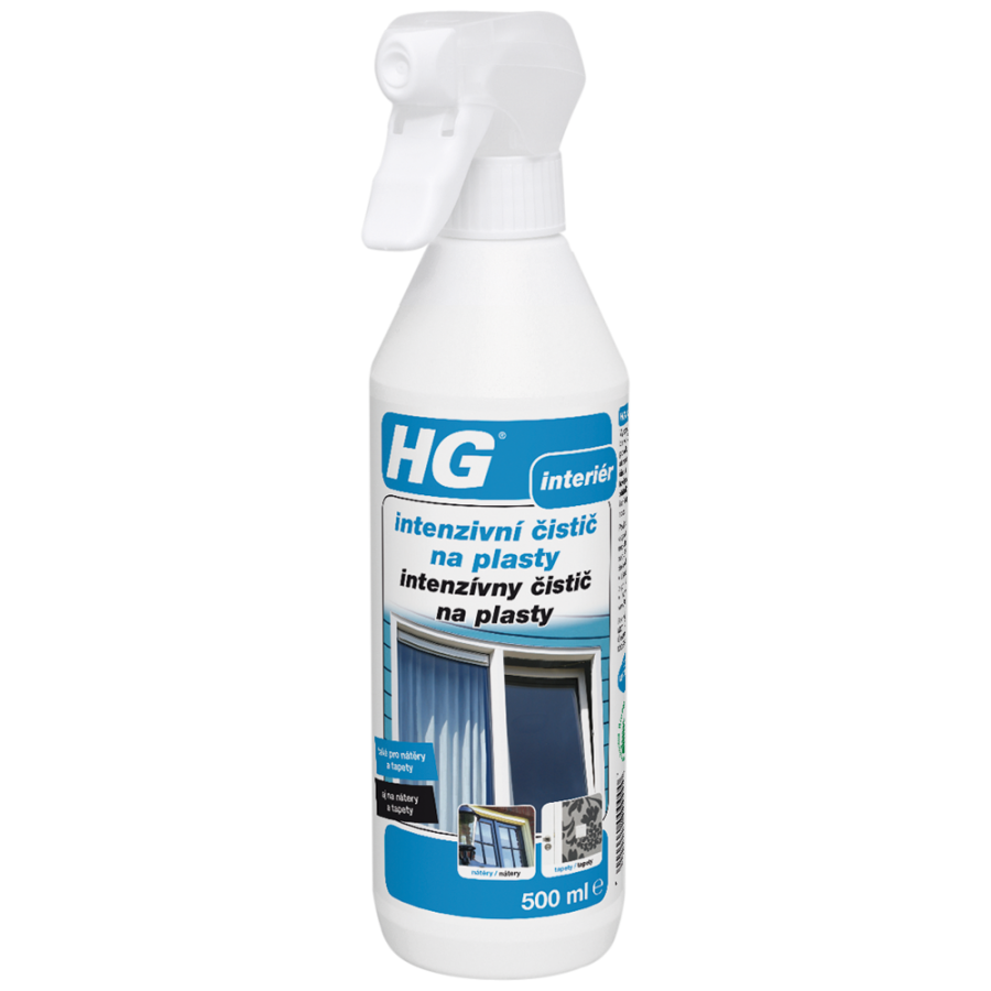 HG- čistič intenzivní na plasty, nátěry, tapety 0,5l