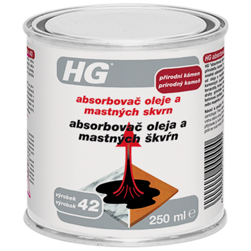 HG- absorbovač olejových mastných skvrn 0,25l - Barvy, laky a chemie