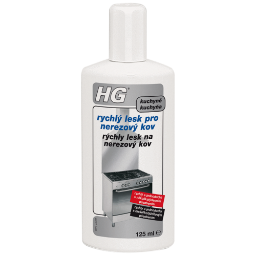 HG- lesk rychlý pro nerezový kov 0,125l - Barvy, laky a chemie