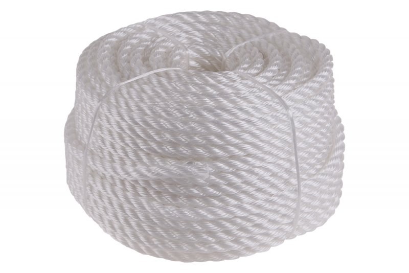 Lano silonové 10mm bílé (50m) - Nářadí Dílna Řetězy, lana, pásy Gumy a lana Lana