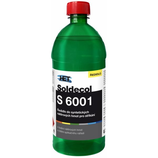 Ředidlo Soldecol S 6001 0,4l<br> HET - Barvy, laky a chemie Barvy, laky, spreje Ředidla