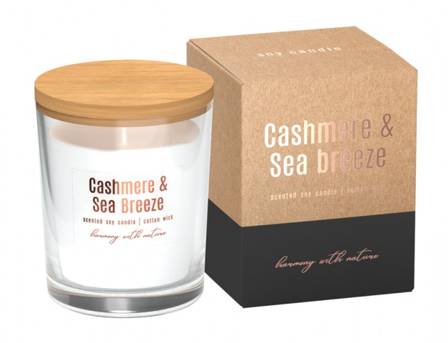 Svíčka CASHMERE&SEA BREEZE 130g