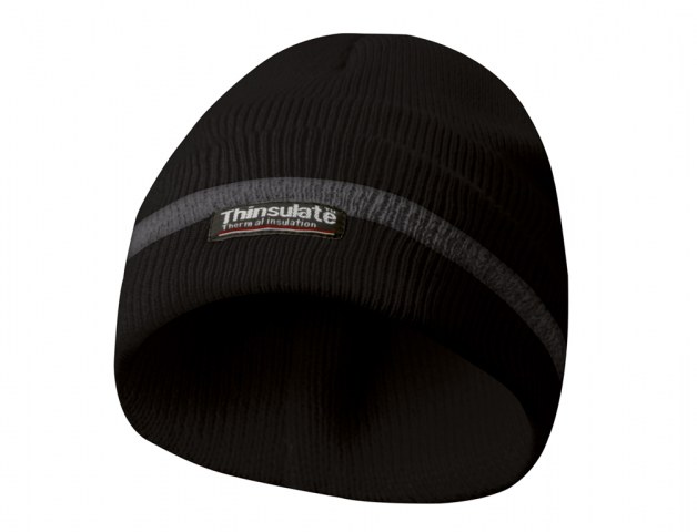 Čepice zimní s reflexními pruhy černá - Ochranné pomůcky, rukavice, oděvy Oděvy Čepice