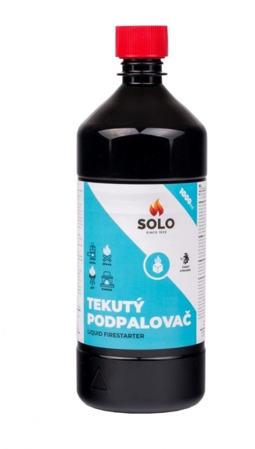 Podpalovač tekutý SOLO 1l - Topení Podpalovače