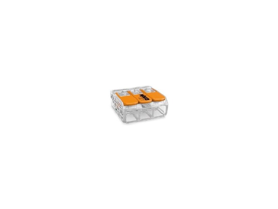 Svorka krabicová WAGO 221-413 3x0,08-2,5mm2 - Elektroinstalace Konektory,svorky Svorky