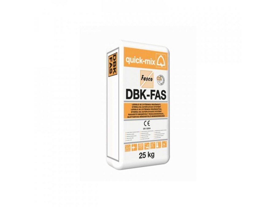 Lepidlo a stěrka na zateplovací systémy DBK-FAS C2T + ETICS  25kg (48) QUICK