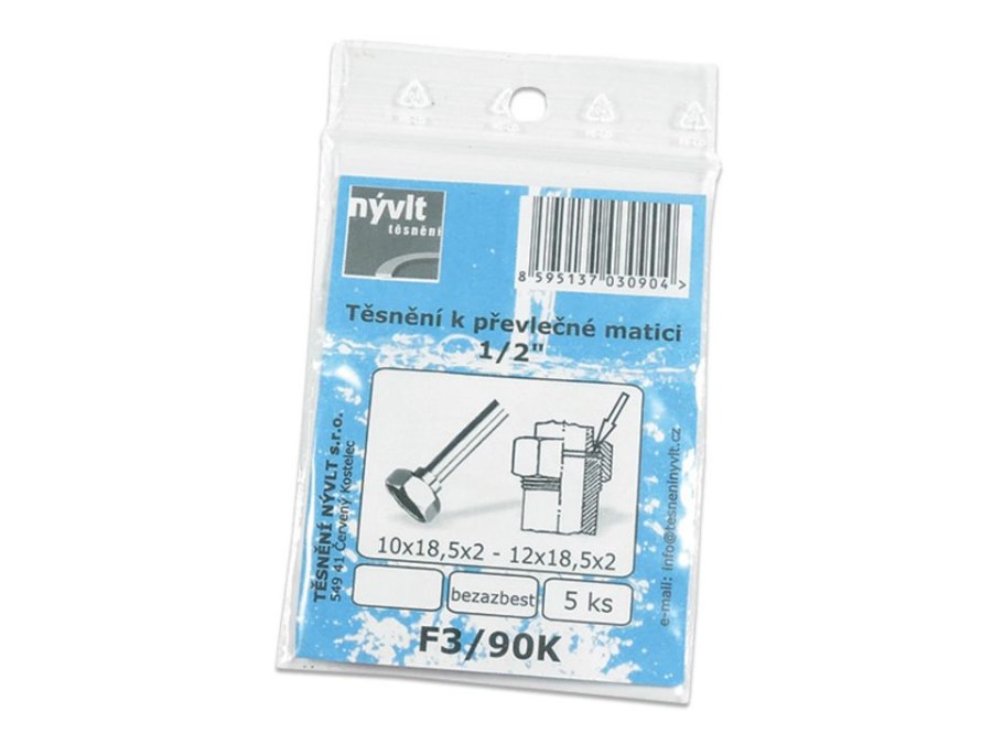 Těsnění převleč.matice-klin 1/2" F3/90K Těsnění převleč.matice-klin 1/2" F3/90K