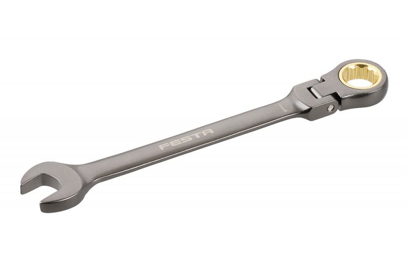 Klíč ráčnový kloubový 15mm FESTA CrV 72T
