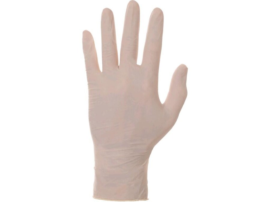 Rukavice jednorázové BERT latexové bílé (100ks) - Ochranné pomůcky, rukavice, oděvy Rukavice Jednorázové
