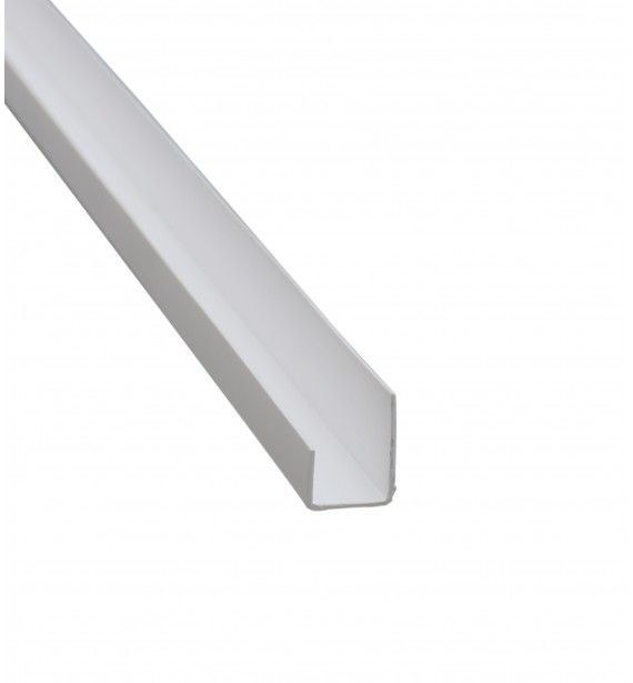 Profil ukončovací PVC  9,5mm SDK 2,5m