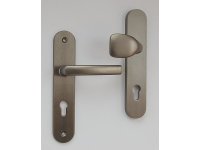 Kování bezpečnostní klika+koule A2/72 Al F9 bez krytky <br>