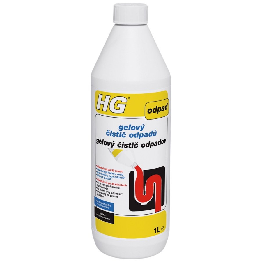 HG- čistič odpadů gelový 1l - Doplňky pro domácnost Drogérie Odpady