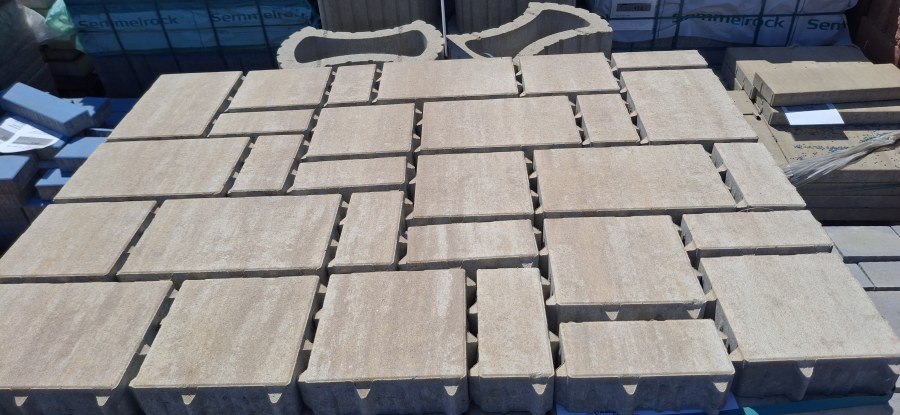 Dlažba CITYTOP EKO KOMBI 6 cm bíložluto karamelová (pal.10,8m2) Dlažba CITYTOP EKO KOMBI 6 cm bíložluto karamelová (pal.10,8m2)