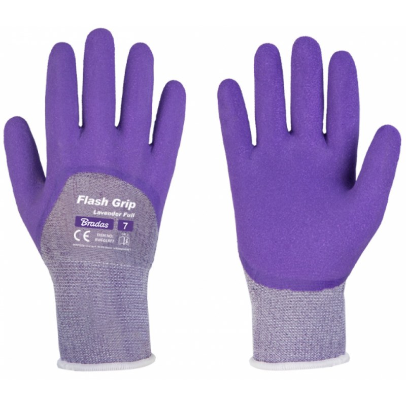 Rukavice Lavender FULL vel.6, latex - Ochranné pomůcky, rukavice, oděvy Rukavice Pracovní