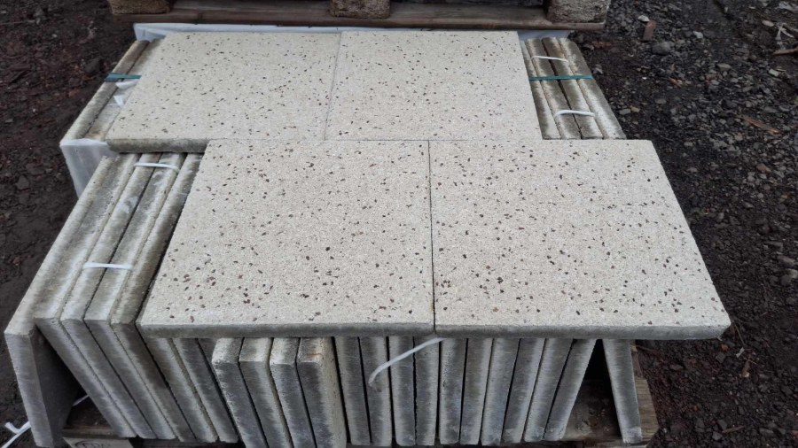 Výprodej - dlažba vymývaná 40x40x4cm Albione 2.jak. - Výprodejové zboží Betonové dlažby