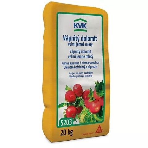 Dolomit vápnitý druh B VJM č.8,tř.IV druh B 5203 20kg (60) - Zahrada Pěstování rostlin Hnojiva