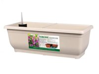 Truhlík TORENIE MODERN samozavlažovací 50cm hnědý světle 172477