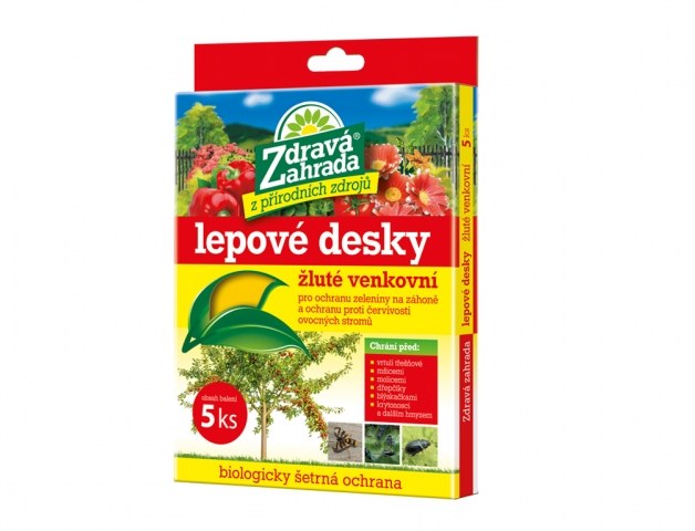 Desky lepové na mšice 15x20cm (5ks) 9877 Desky lepové na mšice 15x20cm (5ks) 9877