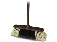 Smeták plastový, syntetické vlákno s kovovou tyčí 130cm