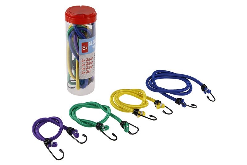 Sada gumy upínací (8ks) 51011 Sada gumy upínací (8ks) 51011 - Nářadí Dílna Řetězy, lana, pásy Gumy a lana Gumy