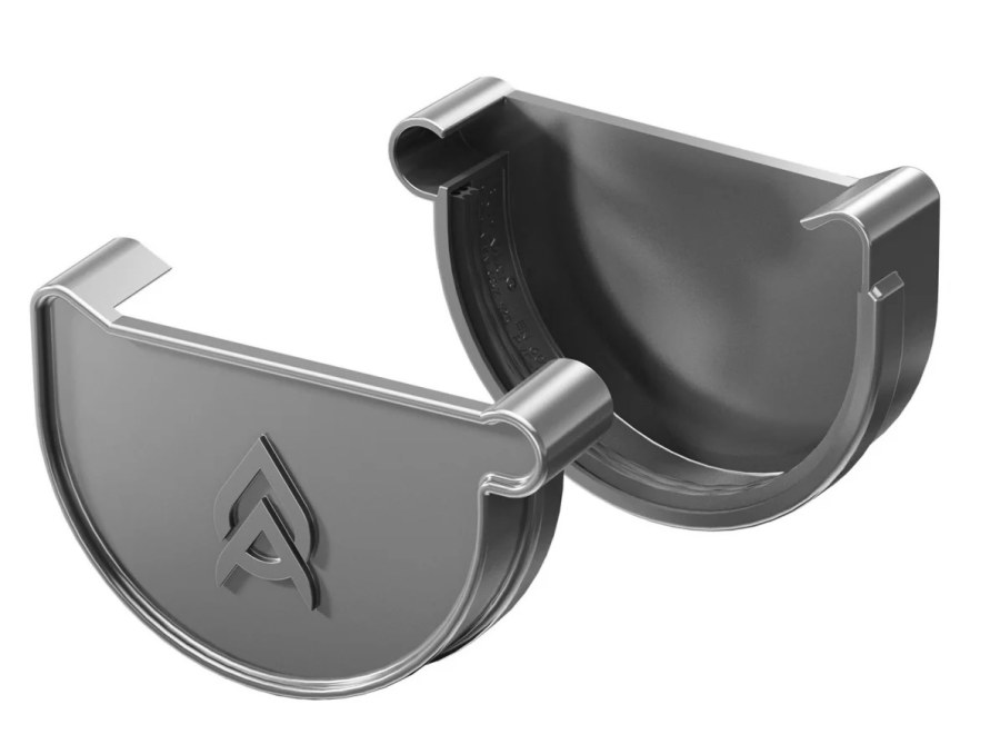 GUTTA- čelo žlabu plastové GUTTA AQUA 125mm pravé antracit