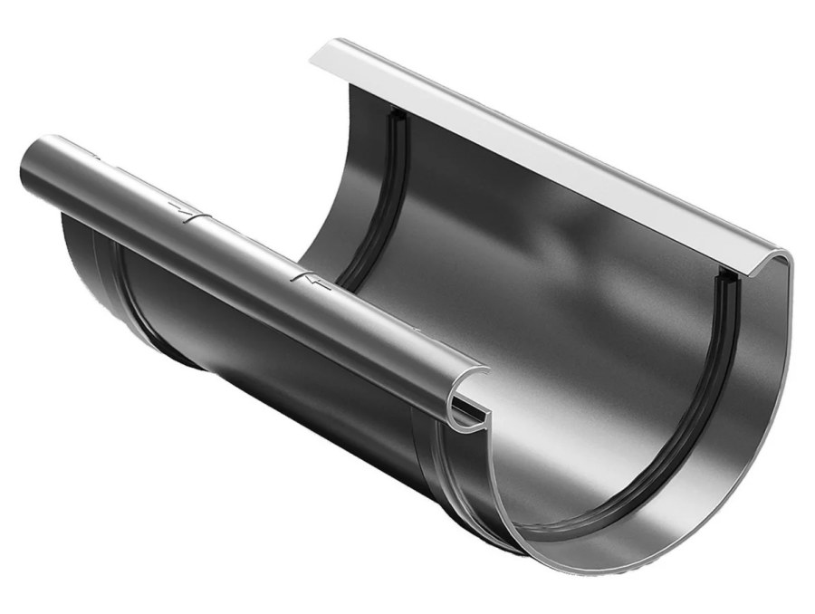 GUTTA- spojka žlabu GUTTA AQUA 125mm antracit - Střechy Okapový systém Plastové Antracit