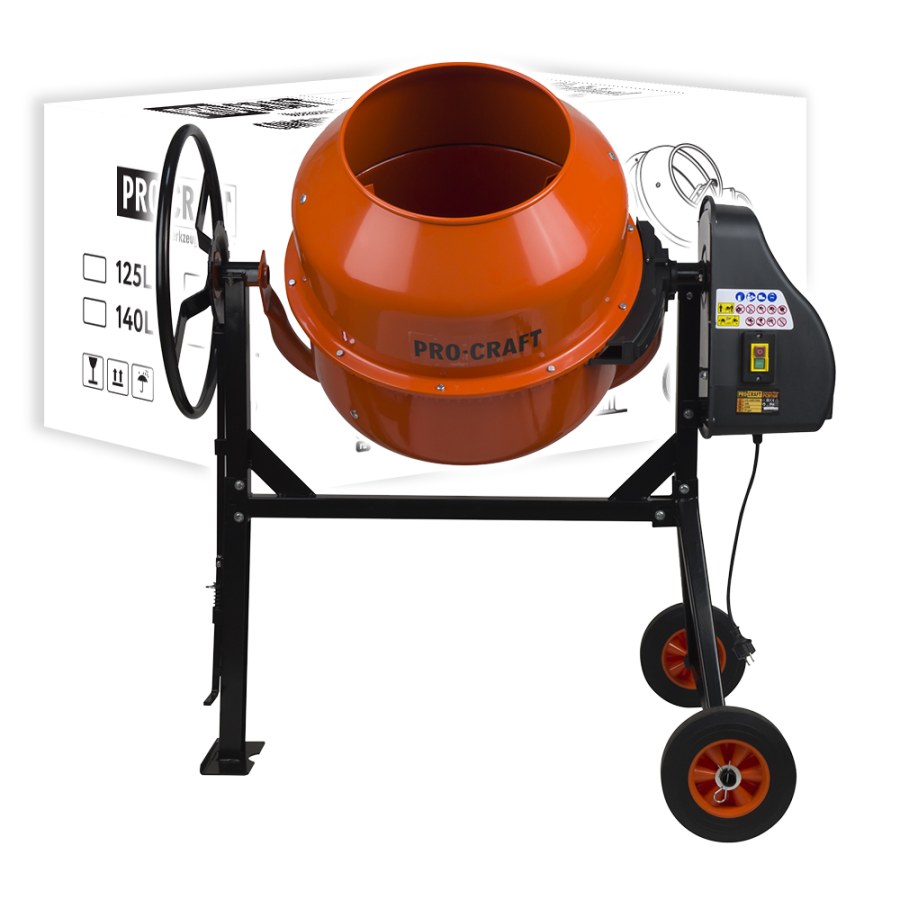 Míchačka na beton 160l PCM160 PROCRAFT Míchačka na beton 160l PCM160 PROCRAFT